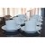 Jogo 6 xícaras de Café e Chá com pires - 170 ml Base Reta - Porcelana branca - Imagem 5