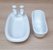 Kit Banheiro / Lavabo, Porta Sabonete + Recipiente p/ aromatizante - Porcelana - Imagem 6