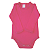 Body infantil Manga Longa Rosa RN ao G Algodão Premium - Imagem 3
