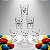 kit Jogo 6 copos Americanos Vidro180ml Frases Motivacionais - Imagem 7