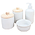 Kit higiene bebê lavabo 4 pçs - Porcelana Pegador Coração - Imagem 1