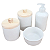 Kit higiene bebê lavabo 4 pçs - Porcelana Pegador Coração - Imagem 5