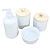Kit higiene bebê lavabo 4 pçs - Porcelana Pegador Coração - Imagem 2