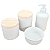 Kit higiene bebê lavabo 4 pçs - Porcelana branca e Pinus - Imagem 5