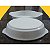Kit 2 Travessas Refratárias Redondas com alças - Porcelana branca -  (AxL) 4CM x 17,5CM (2) - Imagem 5