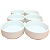 Kit Jogo 6 Tigelas sobremesa 100ml empilháveis Porcelana (2) - Imagem 2