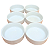 Kit Jogo 6 Tigelas sobremesa 100ml empilháveis Porcelana (2) - Imagem 4