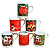 Kit Jogo 6 Canecas Natal Porcelana 120ml - Imagem 3