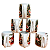 Kit Jogo 6 Canecas 300ml Natal - Porcelana - Imagem 3