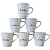 Caneca Infantil 120ml Porcelana Jogo 6 pçs Várias Estampas - Imagem 6