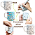 Kit Caneca Colorir Pinta Repinta Desenhos sortidos - Imagem 1
