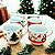 Kit Jogo 6 Xicaras Natal CaféChá 200ml Empilháveis Porcelana - Imagem 6