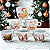 Kit Jogo 6 Xicaras Natal Café Chá 200ml Cônicas Porcelana - Imagem 9