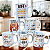 Kit Jogo 6 Canecas 120ml - Várias Estampas - Porcelana - Imagem 1