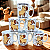 Kit Jogo 6 Canecas 120ml - Várias Estampas - Porcelana - Imagem 3