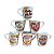 Kit Jogo Conjunto 6 Caneca Tulipa 140ml Mãe - Porcelana - Imagem 2