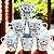 Kit Jogo 6 Canecas Brasil Porcelana Chá Café Cappuccino Suco - Imagem 5