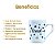 Kit Jogo 6 Canecas Brasil Porcelana Chá Café Cappuccino Suco - Imagem 9