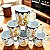 Kit Jogo 6 Caneca Coelho Páscoa Porcelana Café Suco Chá - Imagem 5