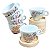 Kit Jogo Conjunto 6 Xícara Mãe Café Chá Cappuccino Porcelana - Imagem 2