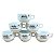 Kit Jogo Conjunto 6 Xícara Mãe Café Chá Cappuccino Porcelana - Imagem 8