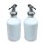 Kit Galheteiro 2 pçs 300ml  Azeite Vinagre  Porcelana Branca - Imagem 2