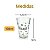 Kit Jogo Copo Americano Brasil 180ml 6 Peças - Imagem 3