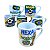 Kit Jogo 6 Canecas Brasil 100ml - Porcelana - Imagem 1