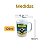 Kit Jogo Canecas Brasil 120ml 6 Peças - Porcelana - Imagem 3