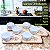 Kit Jogo Conjunto 6 Xicara 150ml Porcelana Café Expresso Chá - Imagem 4