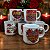 Kit Jogo Conjunto 6 Canecas 200ml Porcelana - Namorados - Imagem 8
