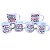 Kit Jogo Conjunto 6 Canecas 200ml Porcelana - Namorados - Imagem 9