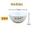 Kit 6 Bowl Tigela Sobremesa Sorvete 250ml Frases - Porcelana - Imagem 6