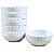 Kit 6 Tigela Bowl Cumbuca Sopa Sorvete 350ml Porcelana Decor - Imagem 4