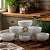 Kit 6 Tigela Bowl Cumbuca Sopa Sorvete 350ml Porcelana Decor - Imagem 2