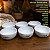 Kit 6 Bowl Tigela Cumbuca 350ml Porcelana Branca Decorada - Imagem 7