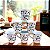 Kit Jogo Conjunto 6 Caneca Xícara Café Chá 120ml - Porcelana - Imagem 8