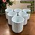 Kit Jogo Copos 300ml Porcelana Decorada - Imagem 5