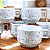 Jogo 6 Xícara Chá/Café Decorada Arabesco - Porcelana 200ml - Imagem 5