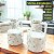 Kit Galheteiro Decorado 2 pçs 250ml Arabesco  - Porcelana - Imagem 7