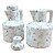 Kit Galheteiro Decorado 2 pçs 250ml Arabesco  - Porcelana - Imagem 1