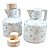 Kit Galheteiro Decorado 2 pçs 250ml Arabesco  - Porcelana - Imagem 3
