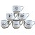 Kit Jogo 6 Xícaras Caneca de Porcelana 200ml Frases - Imagem 1