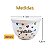 Jogo 6 Cumbucas 350ml Tigelas Porcelana Decorada - Gratidão - Imagem 4