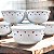 Jogo 6 Tigelas Cumbucas Sobremesa 120ml  Porcelana Decorada - Imagem 5