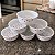 Jogo 6 Tigelas Cumbucas Sobremesa 120ml  Porcelana Decorada - Imagem 7