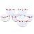 Kit 6 Tigela Bowl Cumbuca Sopa Sorvete Porcelana 350ml - Imagem 1