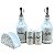 Kit Galheteiro - Porcelana Decorada - Arabesco - Imagem 1