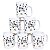 Kit Jogo 6 Canecas Dia Dos Pais Porcelana Café, Cappuccino - Imagem 6