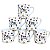 Kit Jogo 6 Canecas Dia Dos Pais Porcelana Café, Cappuccino - Imagem 1